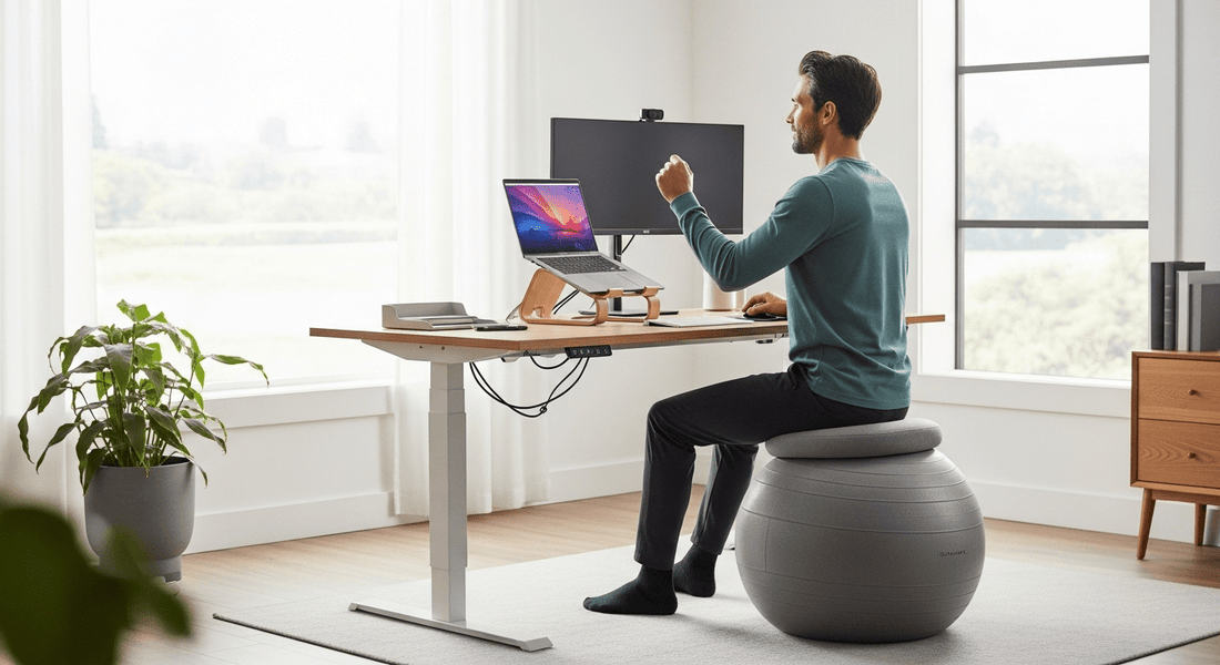 Active Sitting: The Secret to Staying Energized at Your Desk - 1Nook