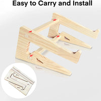 1Nook Arbor | 2 - in - 1 Wooden Laptop Stand & Vertical Holder 15~17.5", a high - quality from 1Nook