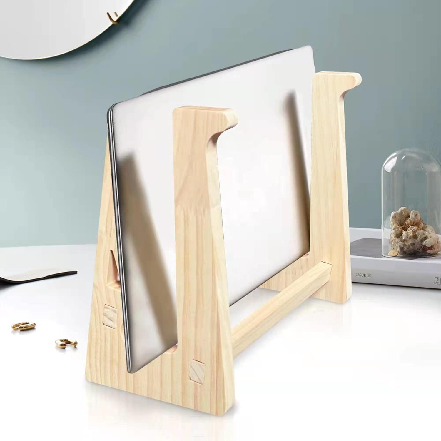 1Nook Arbor | 2 - in - 1 Wooden Laptop Stand & Vertical Holder 15~17.5", a high - quality from 1Nook