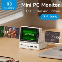 3.5 - inch IPS Mini Screen & USB - C Hub | Secondary PC Data Monitor for CPU, RAM, and Weather Display, a high - quality from 1Nook