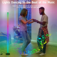 49 - Inch Convertible RGB Floor Lamp & Table Lamp | Music Sync Color Changing LED Light Bar with Remote, a high - quality from 1Nook
