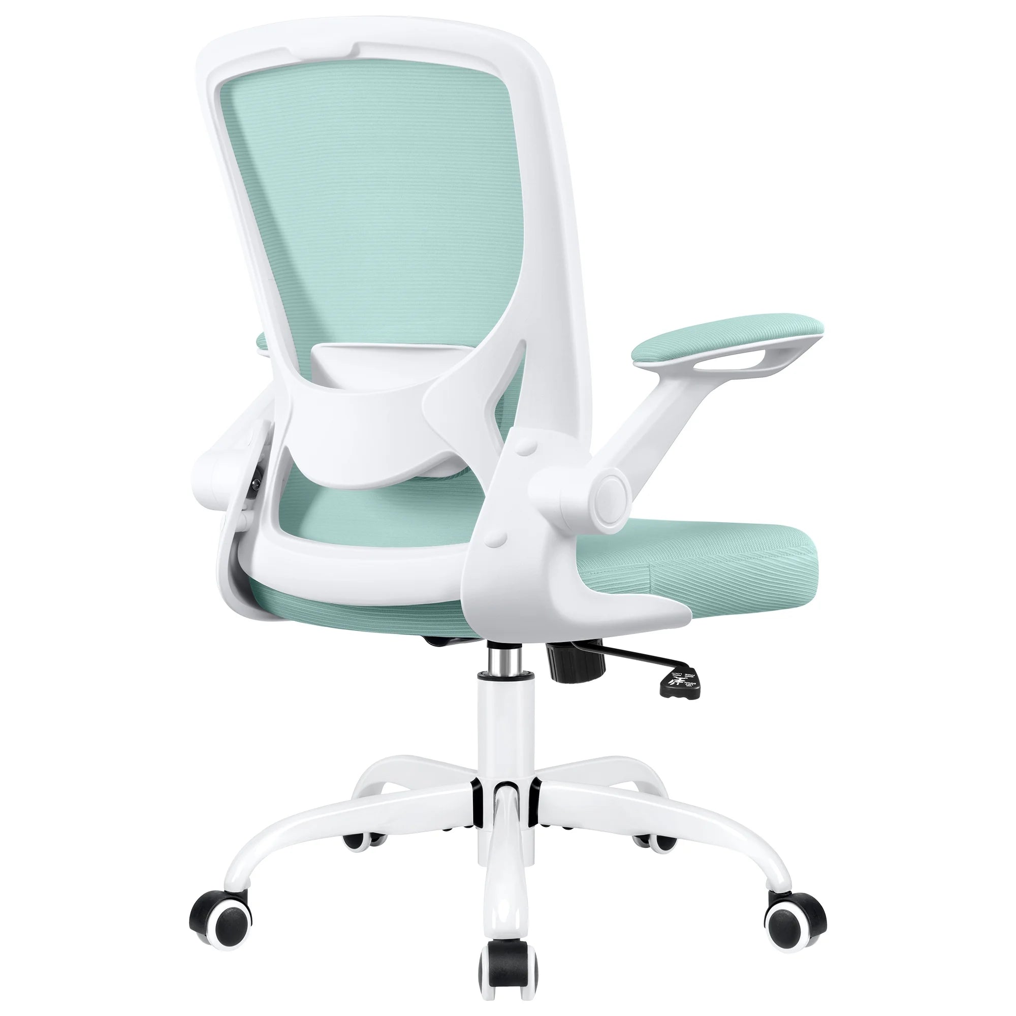 COOLHUT Ergonomic Office Chair with Lumbar Support | Breathable Mesh Desk Chair with Flip - Up Arms (Light Blue), a high - quality from 1Nook