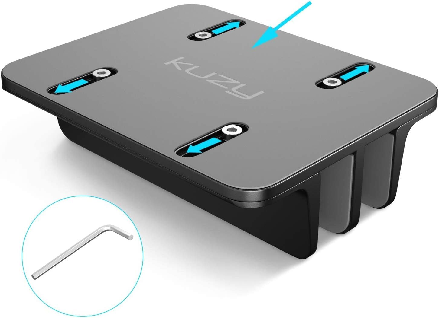 Dual - Slot Vertical Laptop Stand | Adjustable Aluminum Black, a high - quality from 1Nook