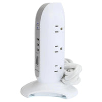 Emerson 5 - Outlet + USB Charging Tower with Surge Protection and On/ off Switch, a high - quality from 1Nook
