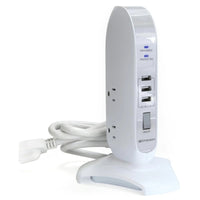 Emerson 5 - Outlet + USB Charging Tower with Surge Protection and On/ off Switch, a high - quality from 1Nook