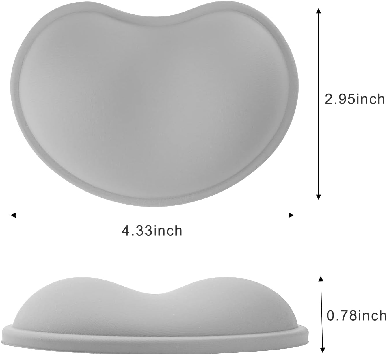 Ergonomic Gel Wrist Rest for Mouse Users, a high - quality from 1Nook