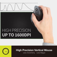 Ergonomic Vertical Wireless Mouse, Reduce Hand and Wrist Pain, a high - quality from 1Nook