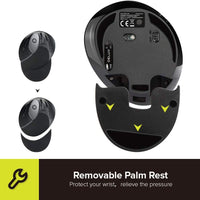 Ergonomic Vertical Wireless Mouse, Reduce Hand and Wrist Pain, a high - quality from 1Nook