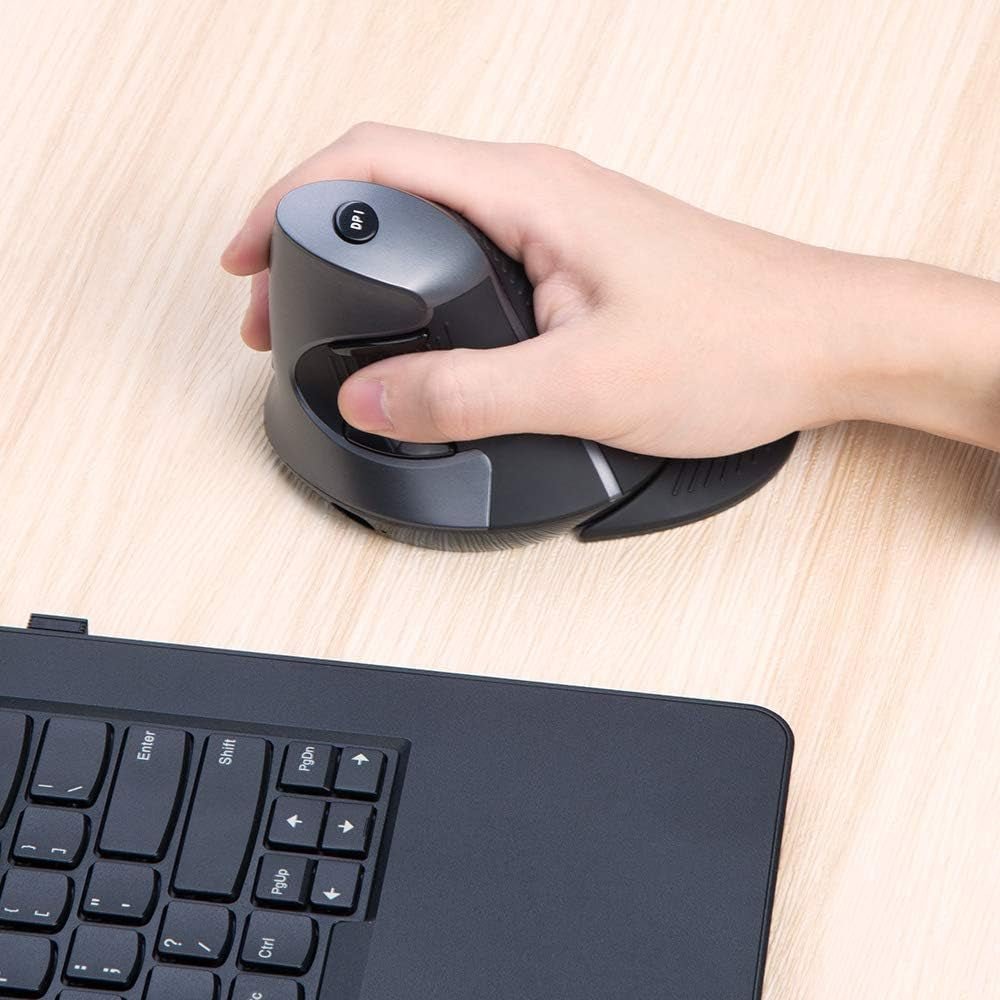 Ergonomic Vertical Wireless Mouse, Reduce Hand and Wrist Pain, a high - quality from 1Nook
