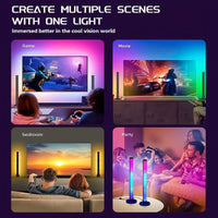 Fanle 10 - Inch Smart RGB Light Bar | App - Controlled Music Sync Mood Lighting for Gaming & Desktops (1 - Pack), a high - quality from 1Nook