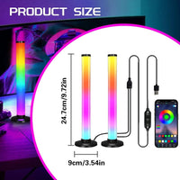 Fanle 10 - Inch Smart RGB Light Bar | App - Controlled Music Sync Mood Lighting for Gaming & Desktops (1 - Pack), a high - quality from 1Nook