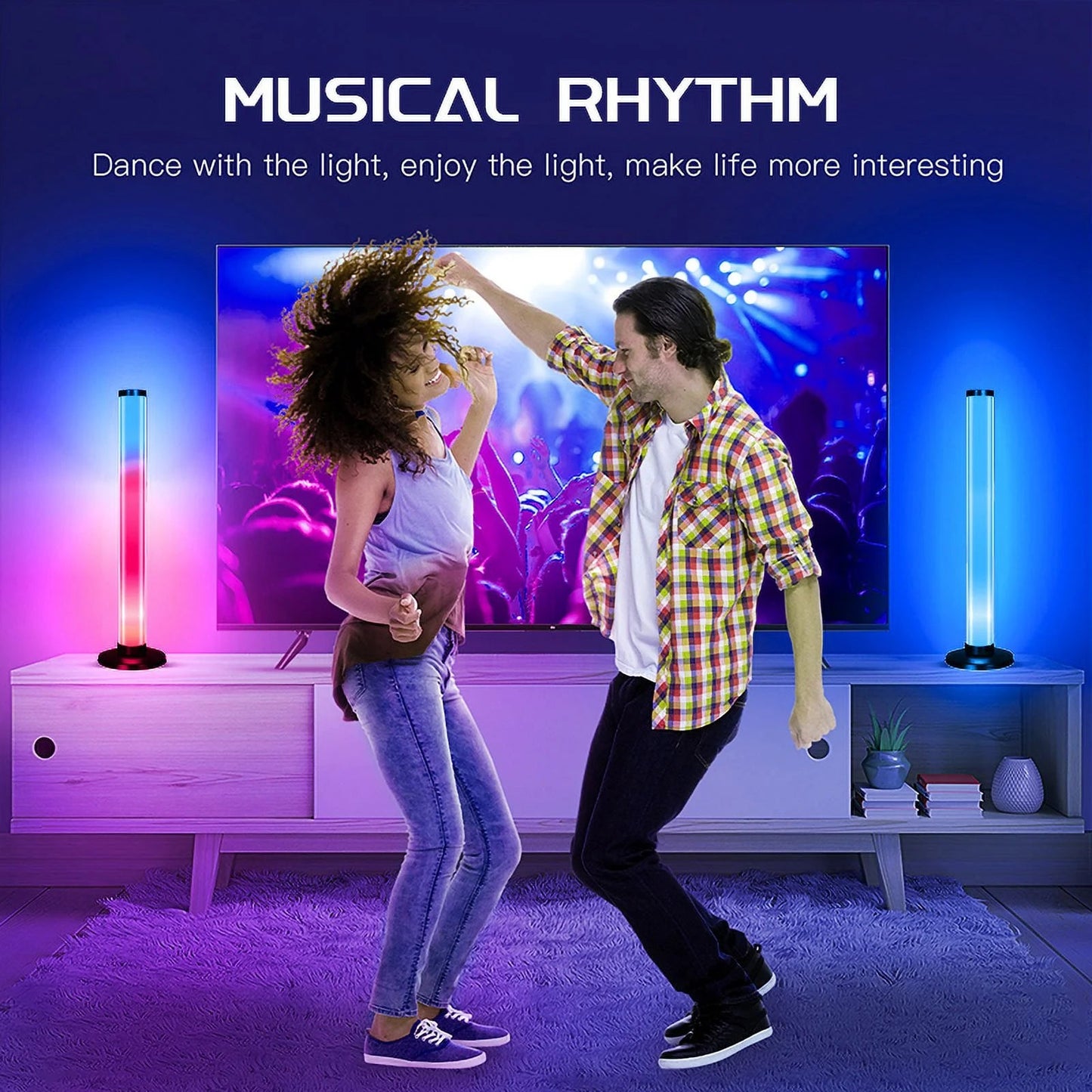 Fanle 10 - Inch Smart RGB Light Bar | App - Controlled Music Sync Mood Lighting for Gaming & Desktops (1 - Pack), a high - quality from 1Nook