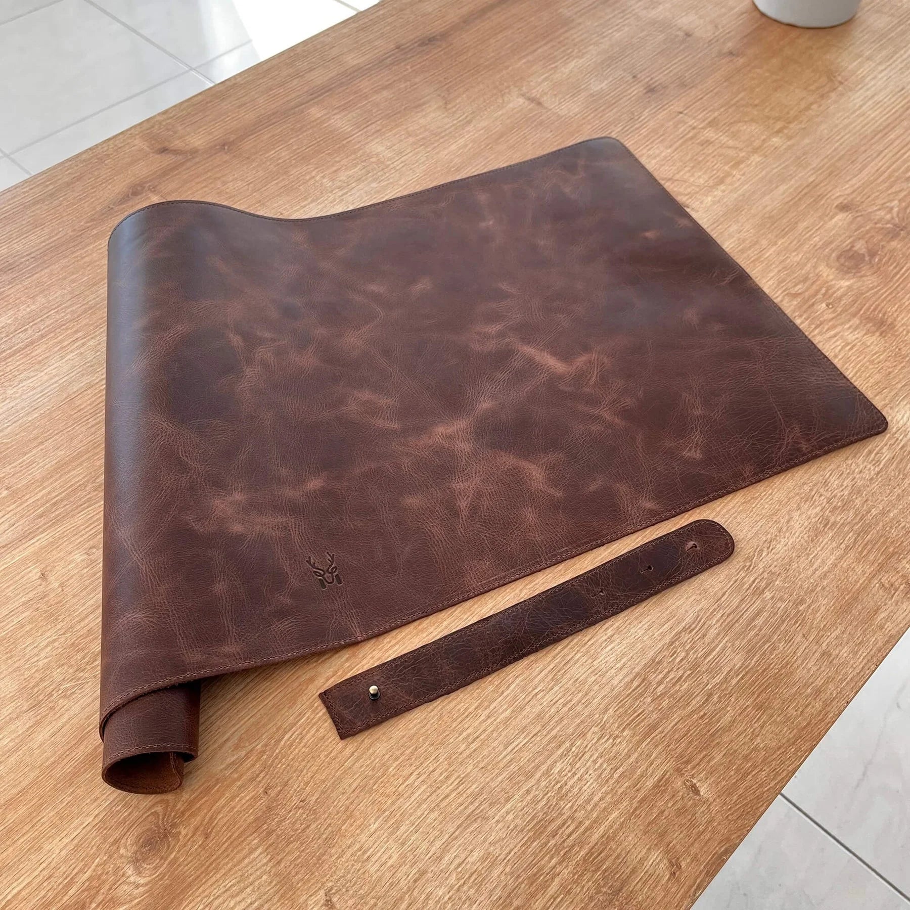 Hobart - Genuine Leather Luxury Desk Mat, a high - quality from 1Nook