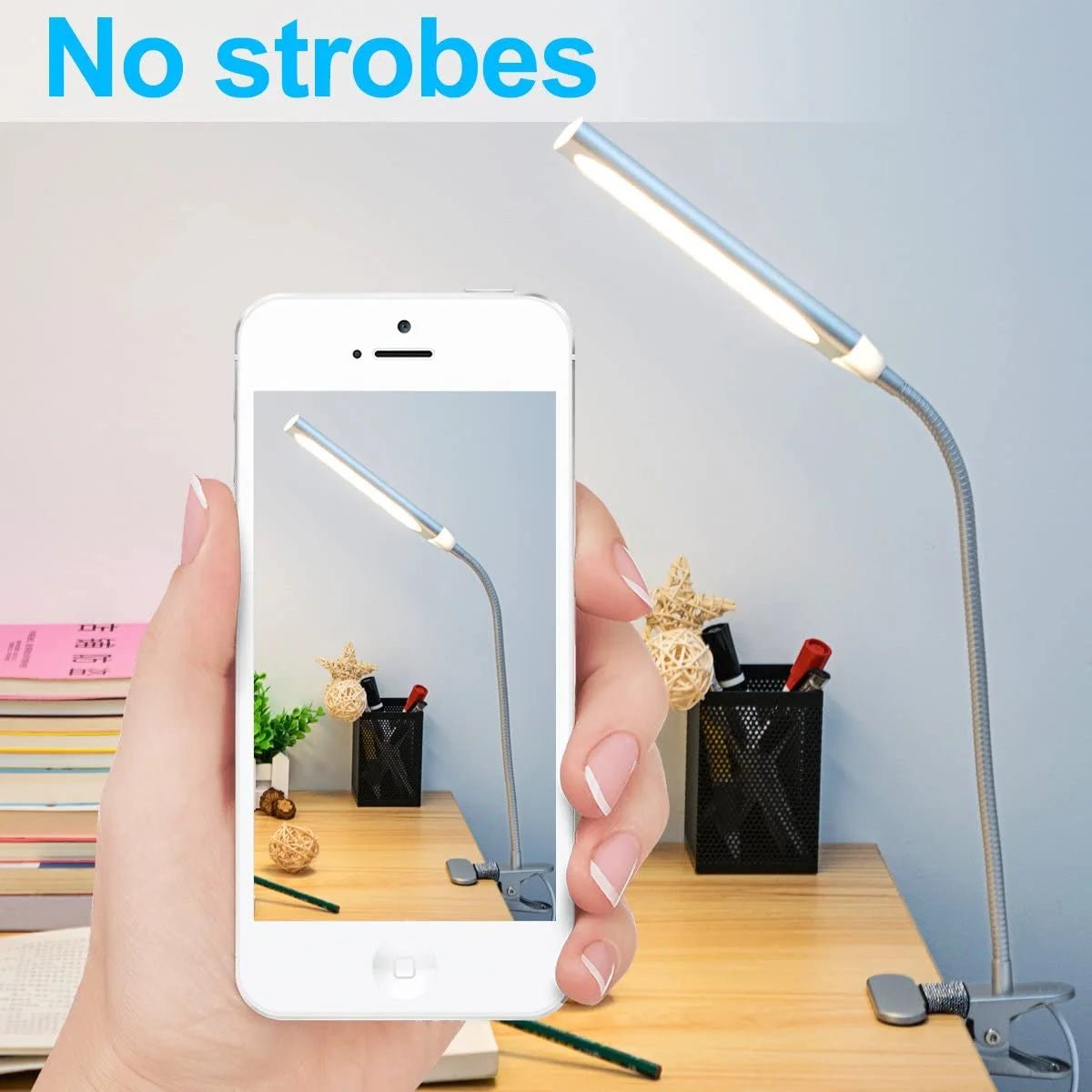 KOOTION LED Clip On Desk Lamp | USB Flexible Gooseneck Reading Light with 3 Color Modes & 11 Brightness Levels, a high - quality from 1Nook