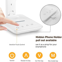 LED Desk Lamp with Wireless Charger, USB Port & LCD Display | 5 - in - 1 Dimmable Office Table Lamp with Clock & Alarm, a high - quality from 1Nook