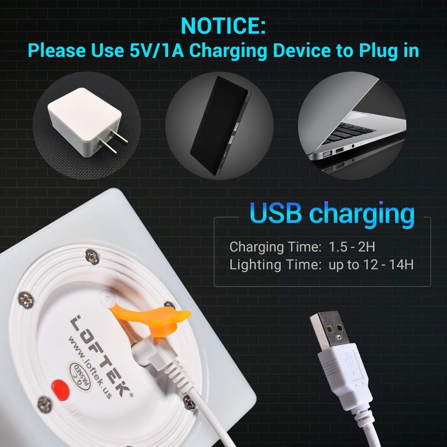 LOFTEK 4 - Inch Rechargeable LED Cube Light | Waterproof RGB Mood Lamp with Remote for Kids, Pools & Parties, a high - quality from 1Nook