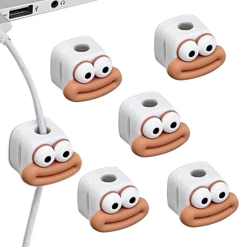Magnetic Cable Clips (6 - Pack) | Adhesive Cord Holder for Desk, Car & Nightstand Wire Management, a high - quality from 1Nook
