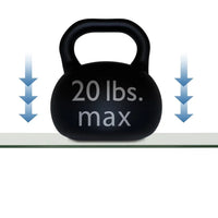 Mount - It! Glass Monitor Riser | Desk Stand with 3 - Port USB 2.0 Hub for 13 - 27" Screens, a high - quality from 1Nook