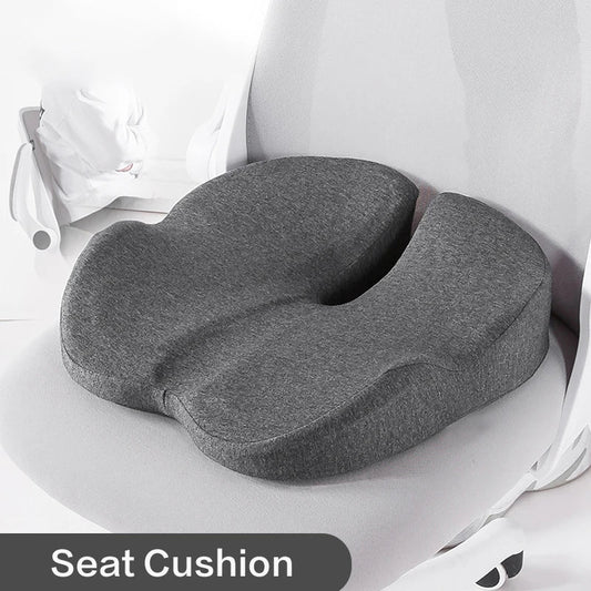 Orthopedic Memory Foam Seat Cushion | Prostate, Tailbone & Sciatica Pain Relief for Office Chair & Car Seat, a high - quality from 1Nook