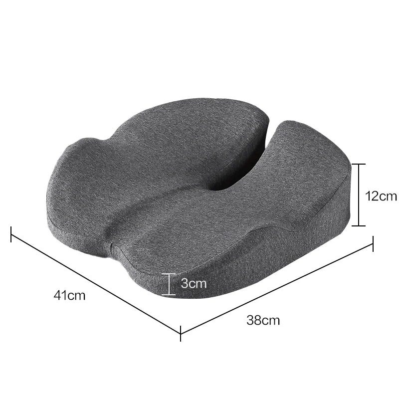 Orthopedic Memory Foam Seat Cushion | Prostate, Tailbone & Sciatica Pain Relief for Office Chair & Car Seat, a high - quality from 1Nook
