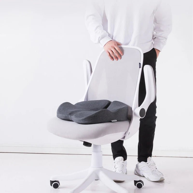 Orthopedic Memory Foam Seat Cushion | Prostate, Tailbone & Sciatica Pain Relief for Office Chair & Car Seat, a high - quality from 1Nook