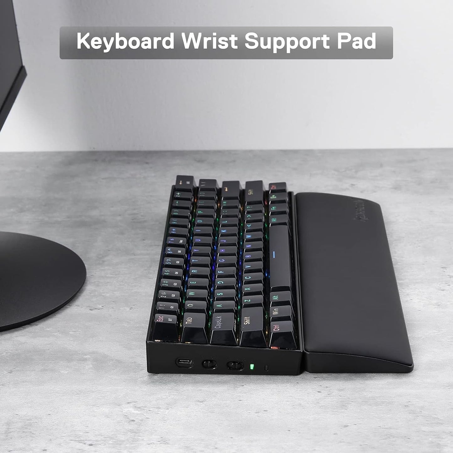 P035 Meteor S | Ergonomic Wrist Rest for 60% Keyboards, a high - quality from 1Nook