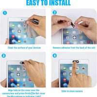 Ultra - Thin Metal Webcam Cover Slide for Laptops, MacBooks & Phones | 3 - Pack Camera Blocker for Privacy & Security, a high - quality from 1Nook