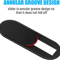 Ultra - Thin Metal Webcam Cover Slide for Laptops, MacBooks & Phones | 3 - Pack Camera Blocker for Privacy & Security, a high - quality from 1Nook