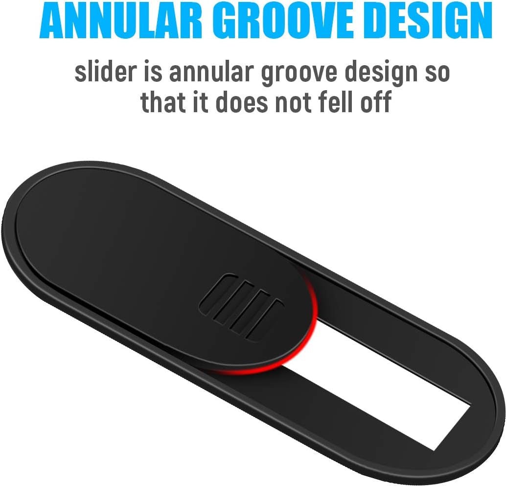 Ultra - Thin Metal Webcam Cover Slide for Laptops, MacBooks & Phones | 3 - Pack Camera Blocker for Privacy & Security, a high - quality from 1Nook