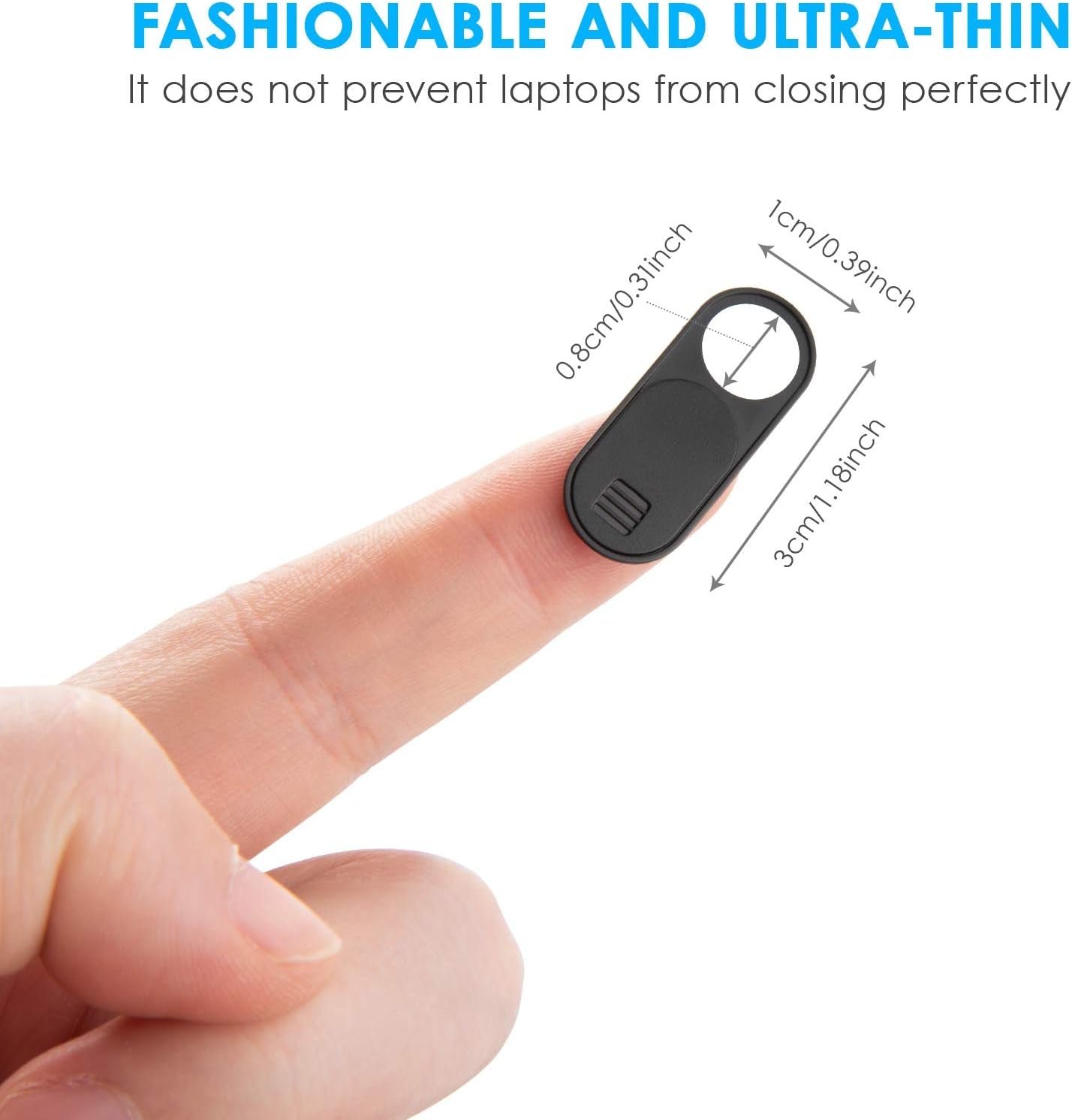 Ultra - Thin Metal Webcam Cover Slide for Laptops, MacBooks & Phones | 3 - Pack Camera Blocker for Privacy & Security, a high - quality from 1Nook