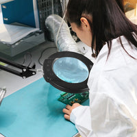 VEVOR Precision 5X Magnifying Lamp | 2 - in - 1 Desk & Clamp Light, a high - quality from 1Nook