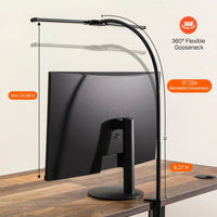 VEVOR Ultrawide Dual - Head LED Clamp Lamp | 360° Adjustable Task Light, a high - quality from 1Nook