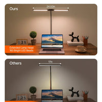 VEVOR Ultrawide Dual - Head LED Clamp Lamp | 360° Adjustable Task Light, a high - quality from 1Nook