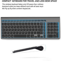 Wireless Keyboard & Mouse Combo | Ergonomic & Quiet 2.4G, a high - quality from 1Nook