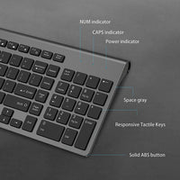 Wireless Keyboard & Mouse Combo | Ergonomic & Quiet 2.4G, a high - quality from 1Nook