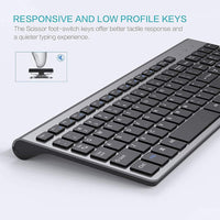 Wireless Keyboard & Mouse Combo | Ergonomic & Quiet 2.4G, a high - quality from 1Nook