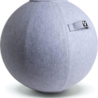 YOGIVO Ergonomic Sitting Ball Chair with Cover & Pump | Exercise Stability Ball for Home Office Desk & Yoga, a high - quality from 1Nook