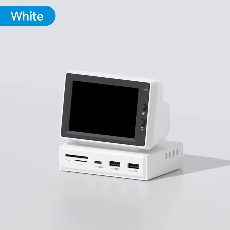 3.5 - inch IPS Mini Screen & USB - C Hub | Secondary PC Data Monitor for CPU, RAM, and Weather Display, a high - quality from 1Nook