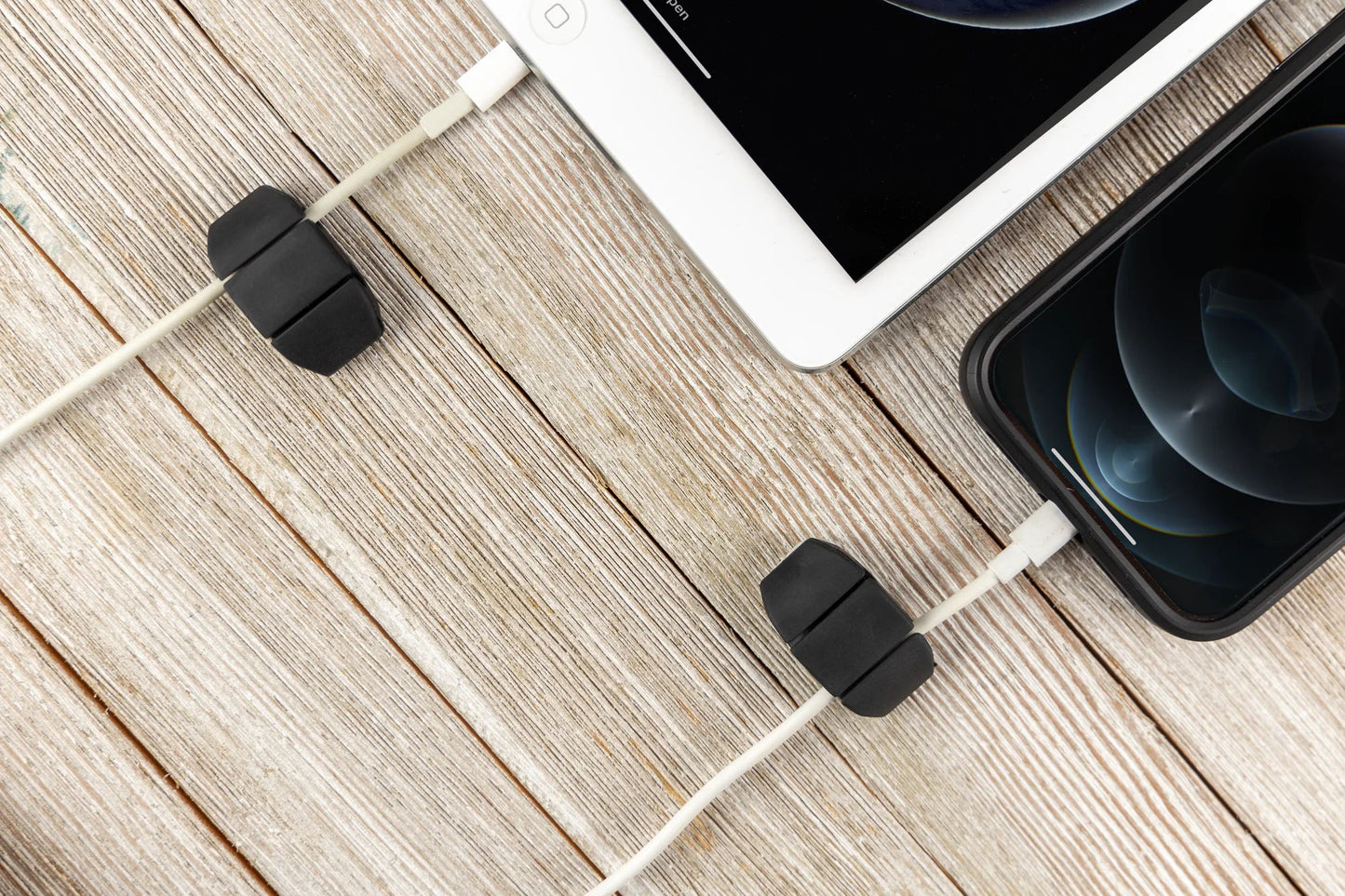 Cordinate Cable Management Dots (6 - Pack) | Dual - Slot Adhesive Cord Holders for Desktop & Nightstand Wire Organization, a high - quality from 1Nook