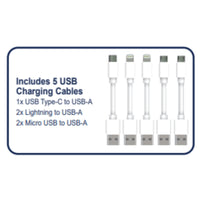 Emerson 5 - Port USB Charging Station with LED Charging Indicator Light, a high - quality from 1Nook