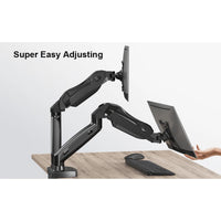 ErgoAV Gas Spring Desk Mount for Dual Monitors 13" to 27", a high - quality from 1Nook