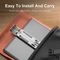 Foldable Aluminum Laptop Stand | Portable & Ergonomic Notebook Riser for Desk, compatible with MacBook Air/Pro, a high - quality from 1Nook