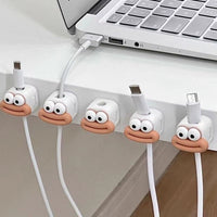 Magnetic Cable Clips (6 - Pack) | Adhesive Cord Holder for Desk, Car & Nightstand Wire Management, a high - quality from 1Nook