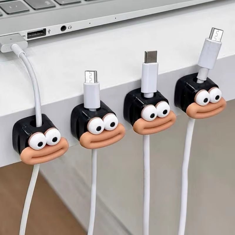 Magnetic Cable Clips (6 - Pack) | Adhesive Cord Holder for Desk, Car & Nightstand Wire Management, a high - quality from 1Nook
