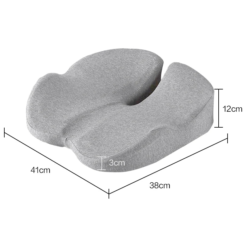 Orthopedic Memory Foam Seat Cushion | Prostate, Tailbone & Sciatica Pain Relief for Office Chair & Car Seat, a high - quality from 1Nook