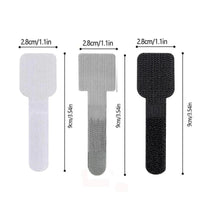 Reusable Adhesive Cable Ties | Desk Wire Management (10 - Pack), a high - quality from 1Nook