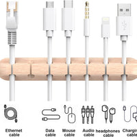 Silicone Cable Holder Clips (3 - Pack) | Self - Adhesive Desktop Cord Organizer for USB Charging & Power Cords, a high - quality from 1Nook