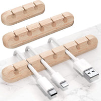 Silicone Cable Holder Clips (3 - Pack) | Self - Adhesive Desktop Cord Organizer for USB Charging & Power Cords, a high - quality from 1Nook