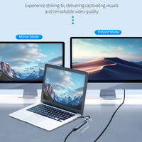 Zyerch 7 - in - 1 USB - C Hub with 4K HDMI | Multiport Adapter with 100W PD Charging, USB 3.0 & SD/TF Card Reader, a high - quality from 1Nook